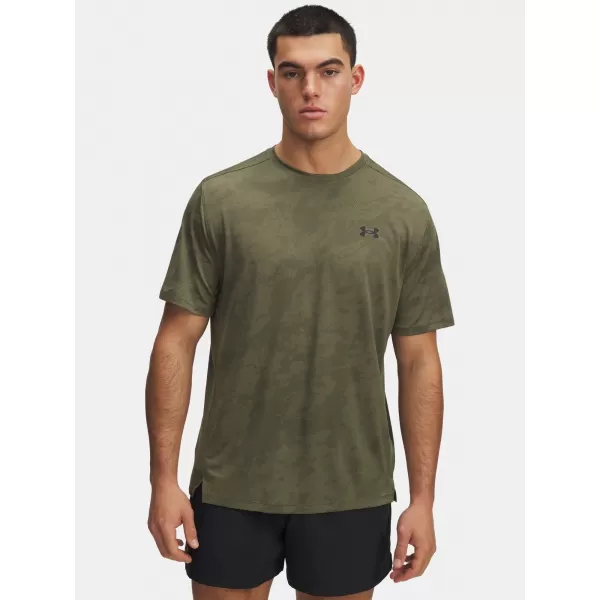  Férfi póló UNDER ARMOUR TECH VENT JCQRD SS 1390047-390 ZÖLD 
