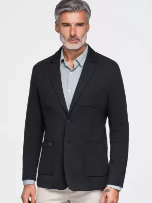 Férfi dzseki OMBRE M165 FEKETE