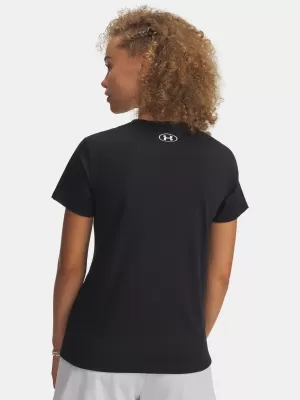 Női póló UNDER ARMOUR W VARSITY SS 6010592-001 FEKETE
