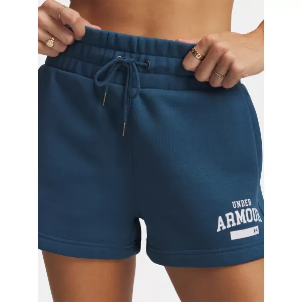  Női rövidnadrág UNDER ARMOUR ICON FLC NOV SHORT 6010982-498 KÉK 