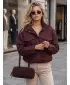 Női kabát DSTREET TY5915 BURGUNDIA