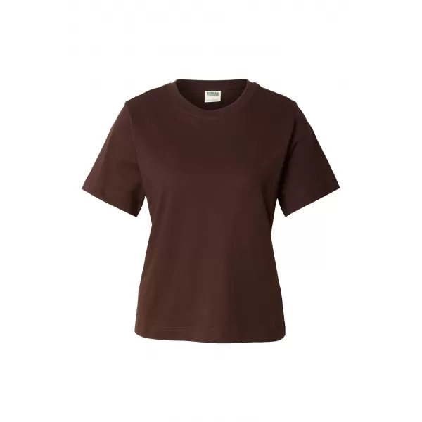  Női póló URBAN CLASSICS TB7494-00075 BARNA 
