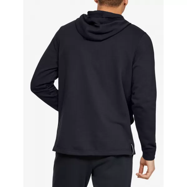  Férfi pulóver UNDER ARMOUR SPORTSTYLE TERRY LOGO HOODIE 1348520-001 FEKETE 