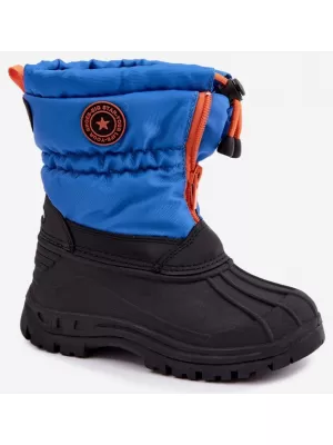 Gyermek hóemberek BIG STAR SHOES SS374032 KÉK