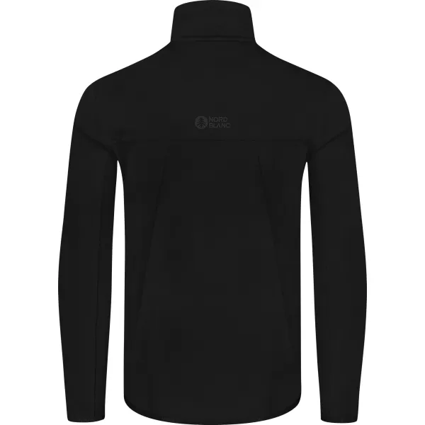  Férfi powerfleece pulóver NORDBLANC MORASS NBSFM8335 FEKETE 