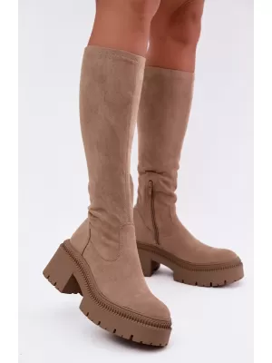 Női csizma BOTO 9671A-1 KHAKI