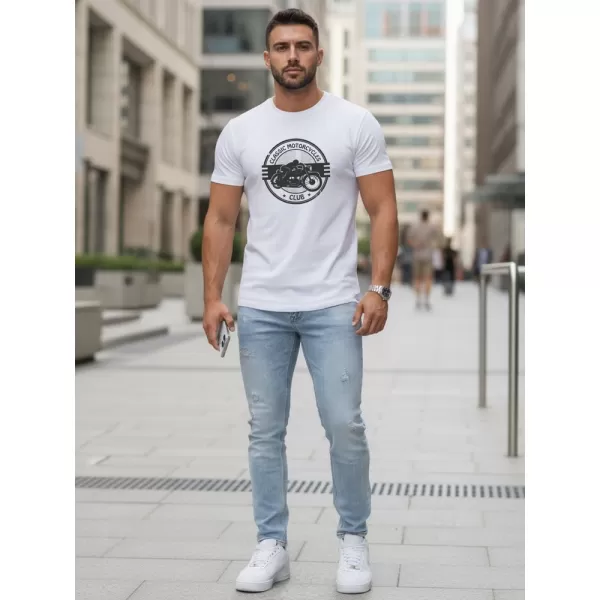 Férfi póló DSTREET NX5088R FEHÉR 