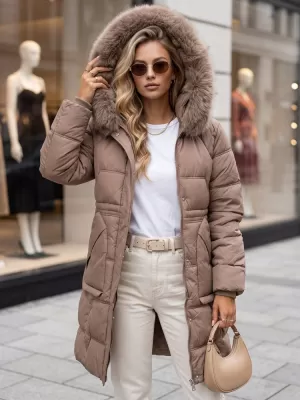 Női kabát DSTREET TY5821 KHAKI