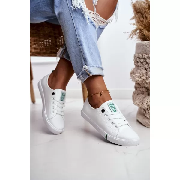  Női tornacipő BIG STAR SHOES GG274006 FEHÉR/ZÖLD 