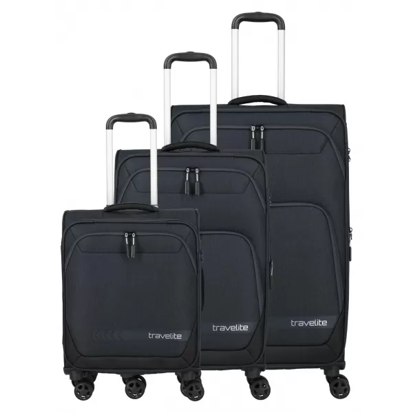  Egy sor bőrönd TRAVELITE Kick Off 4w S, M exp, L exp ANTRACIT 