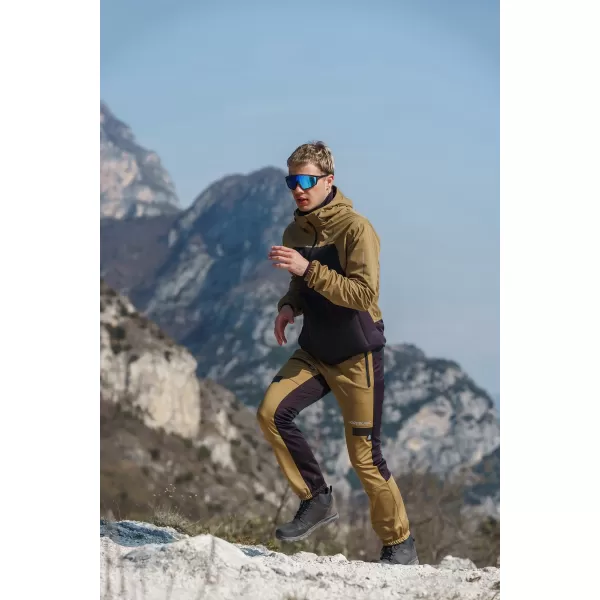  Férfi vízálló multisport nadrág NORDBLANC RIDGEWALK NBSPM8325 BARNA 