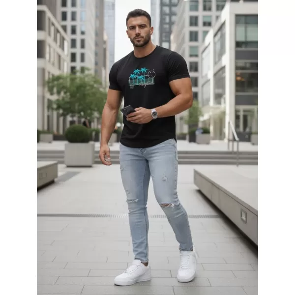  Férfi póló DSTREET NX5020R FEKETE 