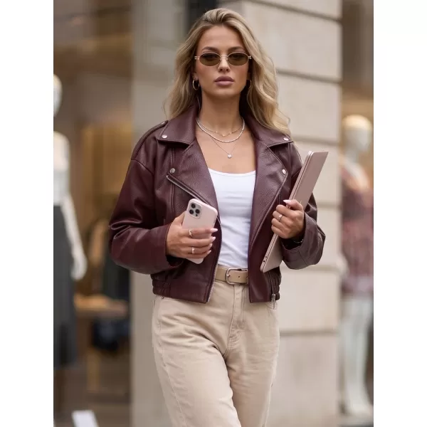  Női kabát DSTREET TY5952 BURGUNDIA 
