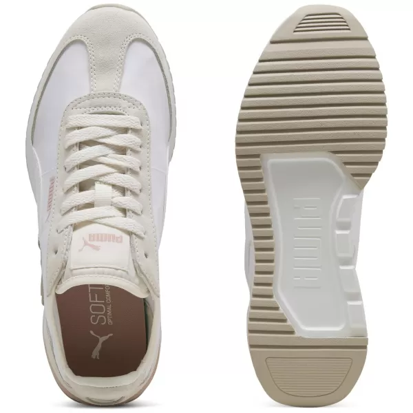  Cipők PUMA R78 WIND NYLON 400694-04 WHITE/ FEHÉR/PUMA FEHÉR/SIVATAGI POR 