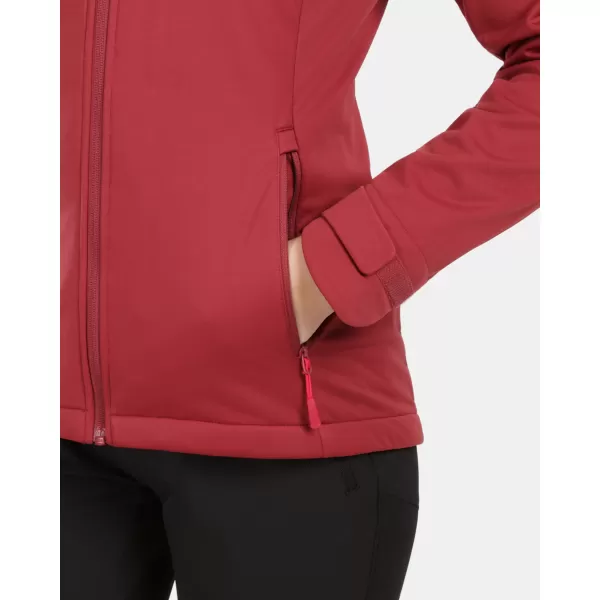  Női softshell kabát KILPI ONTAVIA-W 1L0113KI SÖTÉTVÖRÖS 