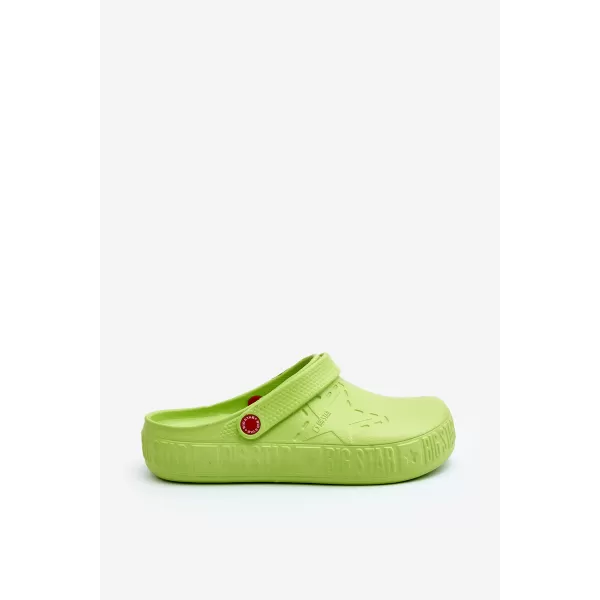  Férfi papucs BIG STAR SHOES II175005 ZÖLD 
