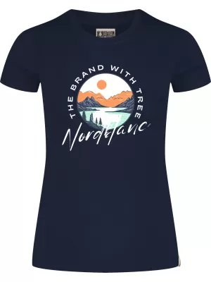 Női póló NORDBLANC STARLIGHT NBSLT8176 SÖTÉTKÉK