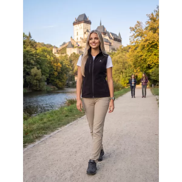  Női gyapjú mellény ALTISPORT ALW002525 FEKETE 