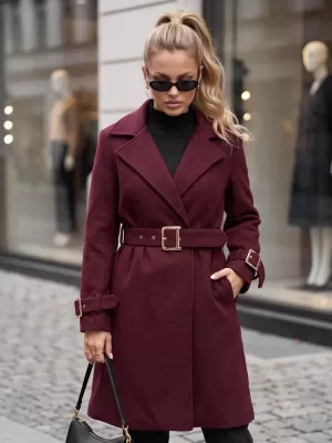 Női kabát DSTREET NY0786 BURGUNDIA