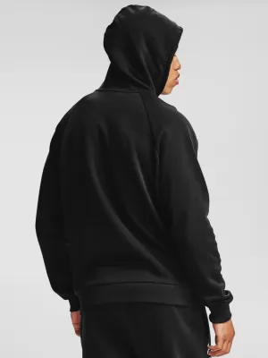 Férfi pulóver UNDER ARMOUR RIVAL FLEECE BOX LOGO HD 1357095-001 FEKETE