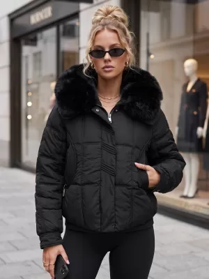Női kabát DSTREET TY6037 FEKETE