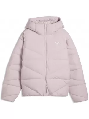 Női kabát PUMA HOODED DOWN PUFFER JACKET W 69458049 KÖDÖS RÓZSASZÍN