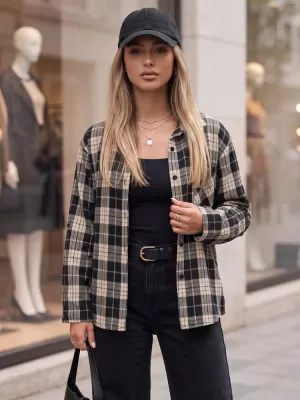 Női ing DSTREET DY0495 SÖTÉTKÉK
