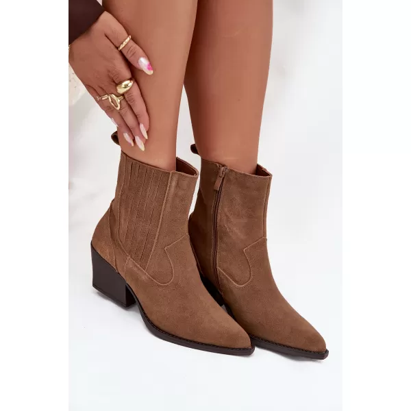  Női cowboy csizma BOTO NC1339K/6350 TEVE 