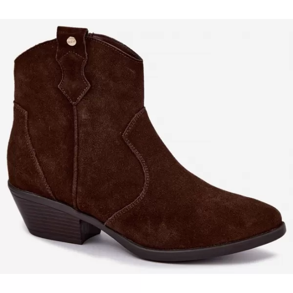  Női bokacsizma BIG STAR SHOES SS274463 BARNA 