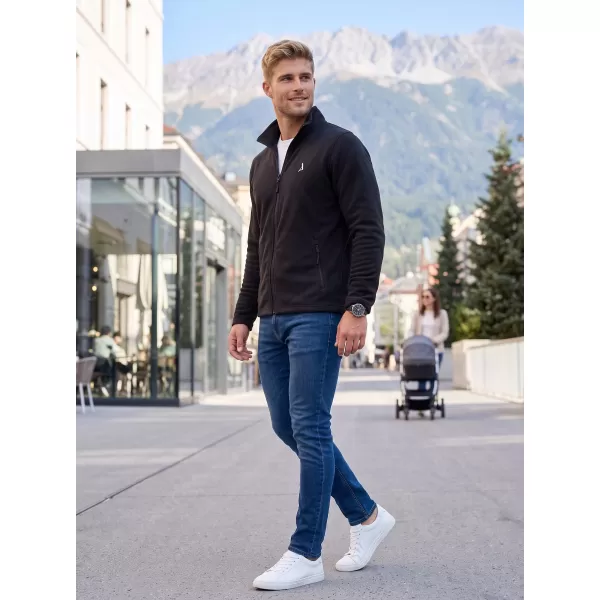  Férfi polár pulóver ALTISPORT ALM002852 FEKETE ÉS EZÜST 