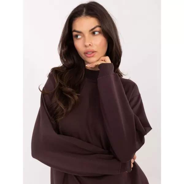  Női pulóver BASIC FEEL GOOD RV-BL-5185.70P SÖTÉTBARNA 