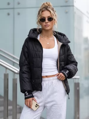 Női kabát DSTREET TY5759 FEKETE