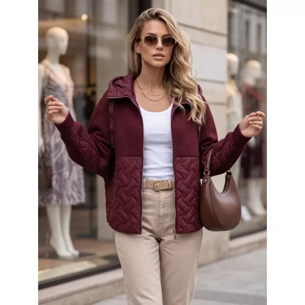  Női kabát DSTREET TY5916 BURGUNDIA 