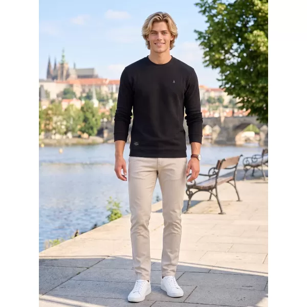  Férfi pulóver ALTISPORT ICES FEKETE 