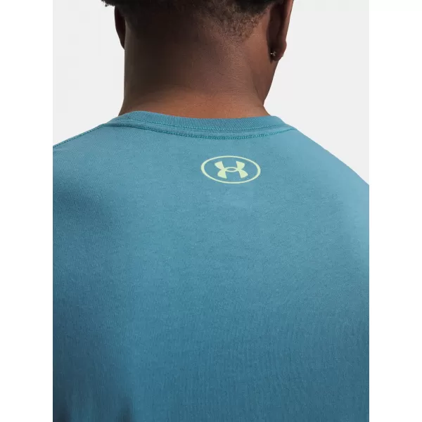  Férfi póló UNDER ARMOUR TEAM ISSUE WORDMARK SS 1329582-466 KÉK 