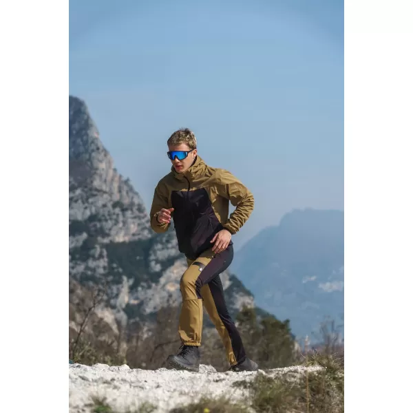  Férfi vízálló softshell kabát NORDBLANC EXPEDITIOUS NBSSM8323 BARNA 