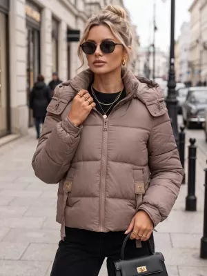 Női kabát DSTREET TY5748 BÉZS