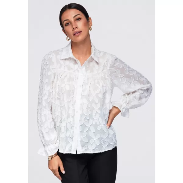  Női ing OMBRE OW-SH-E0074 BÉZS 