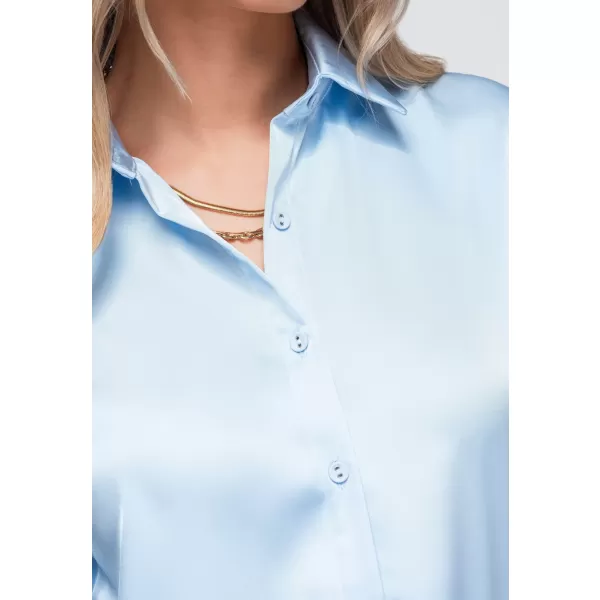  Női ing OMBRE OW-SH-E0059 KÉK 