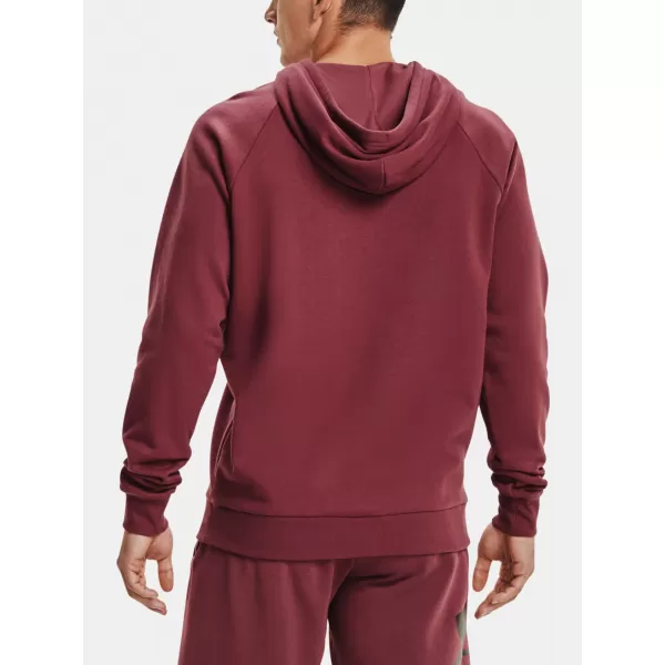  Férfi pulóver UNDER ARMOUR RIVAL FLEECE BIG LOGO HD 1357093-652 PIROS 