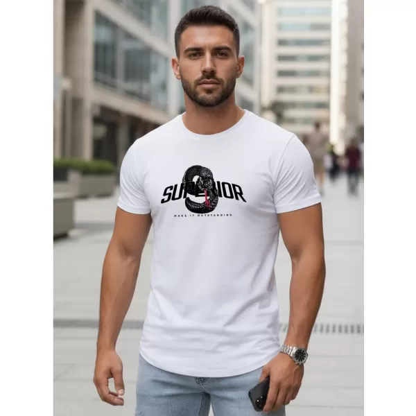  Férfi póló DSTREET NX5019R-WH FEHÉR 