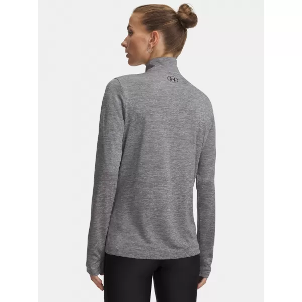  Női póló UNDER ARMOUR TECH 1/2 ZIP- TWIST 1384225-709 ZÖLD 