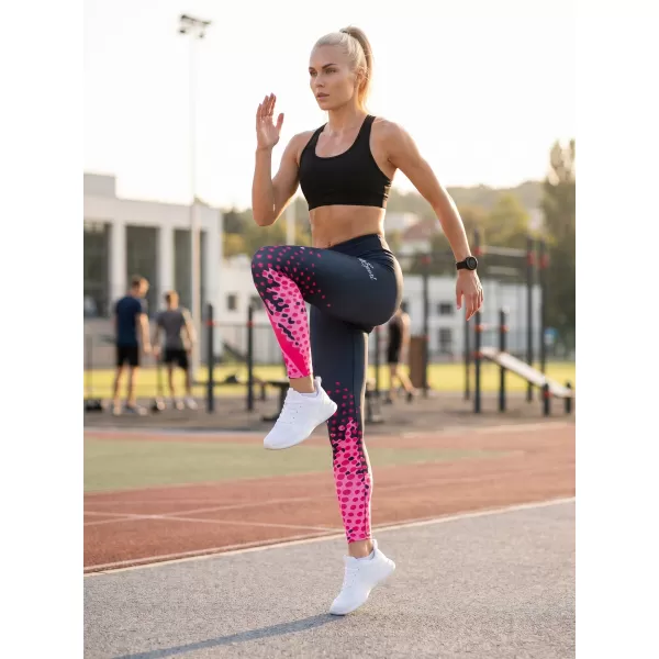  Női prémium leggings (új méretek) ALTISPORT VOJ/ALW109LEG05 RÓZSASZÍN-FEKETE 