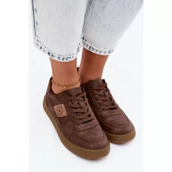  Női tornacipő BIG STAR SHOES UU274017 BARNA/BÉZS 