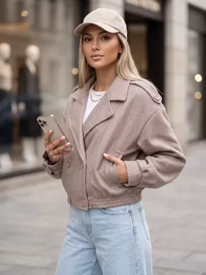 Női kabát DSTREET TY6025 BÉZS