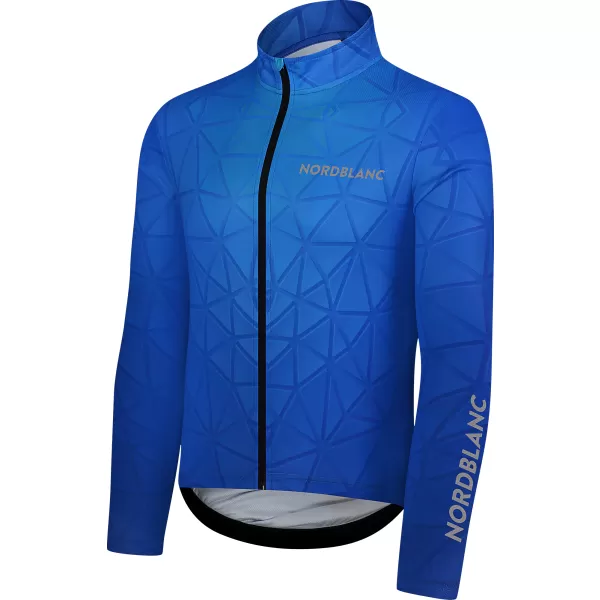  Férfi kerékpáros mez NORDBLANC RIDEPRO NBSMF8102 KÉK 