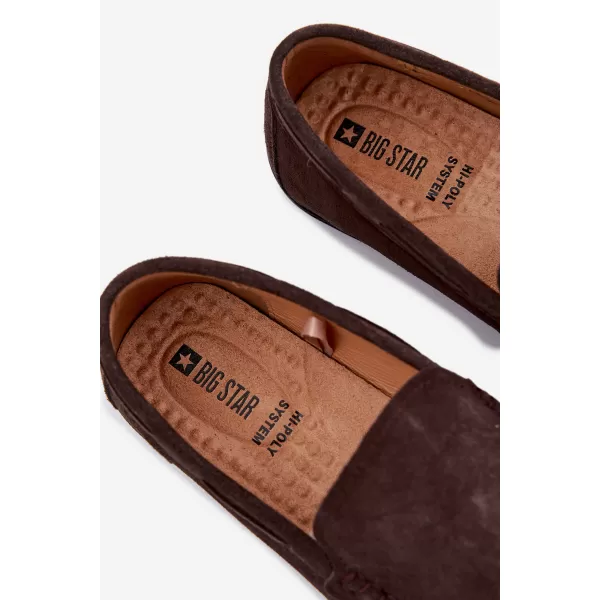  Férfi mokaszinok BIG STAR SHOES TT174202 BARNA/BÉZS 