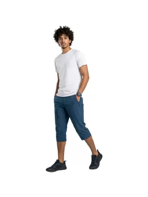 Férfi capri nadrág ALPINE PRO WEDER 2 KÉK SZÁRNYÚ KÉKESZÖLD