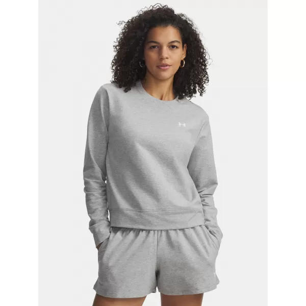  Női pulóver UNDER ARMOUR SPORT TERRY CREW 6011016-011 SZÜRKE 