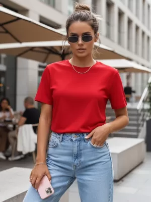 Női póló DSTREET RY2210 PIROS